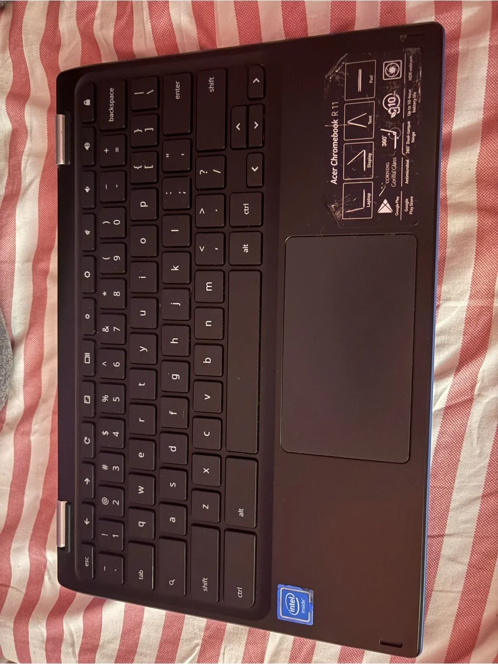 Acer Chrome Laptop in Blue - Convertible Chromebook